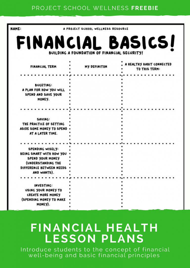 Wellness Basics: What Is Financial Health And Wellness And How To Teach ...