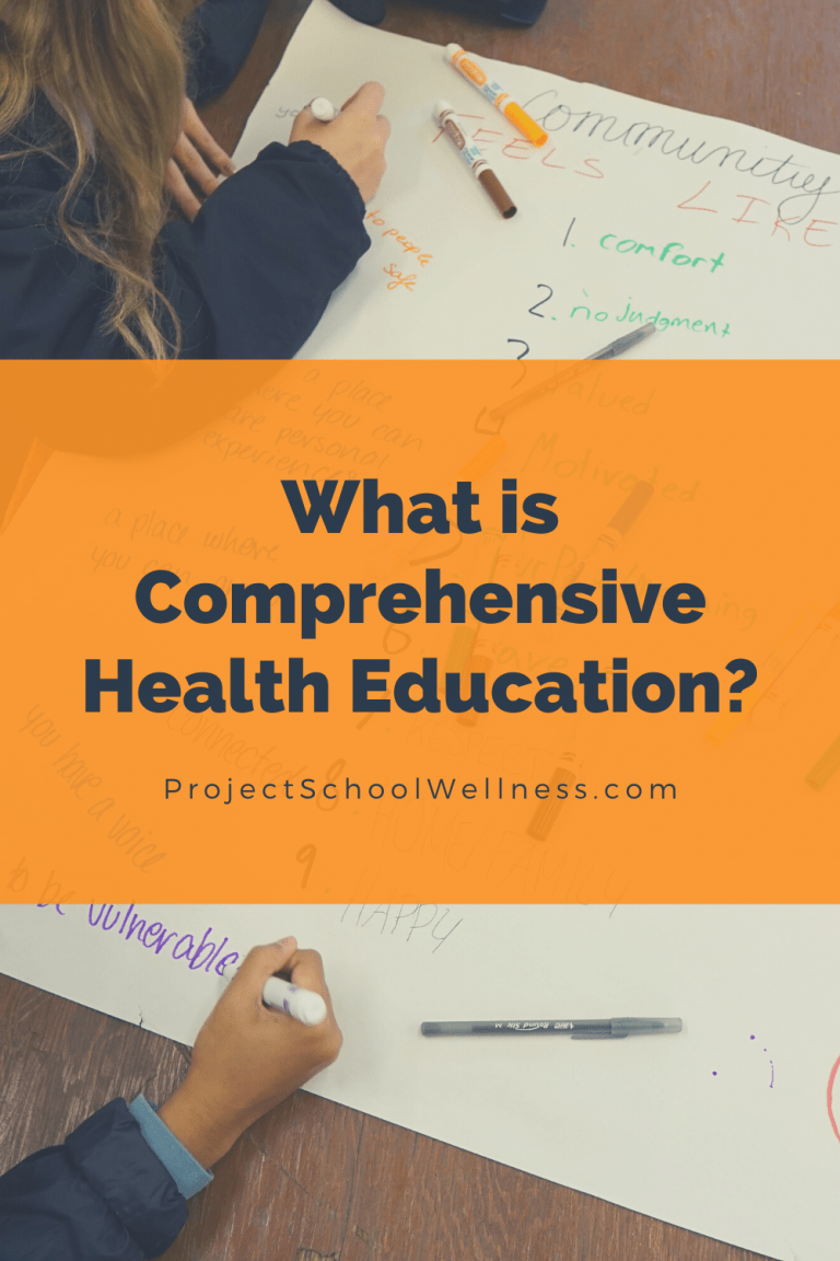 What Is Comprehensive Health Education? - Project School Wellness